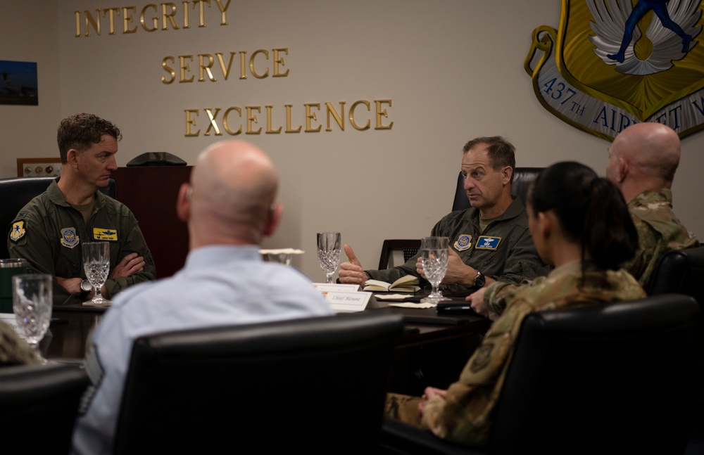 18th Air Force Commander visits Joint Base Charleston