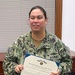 Missouri Sailor earns Honors as NMFSC Command Career Counselor of the Year