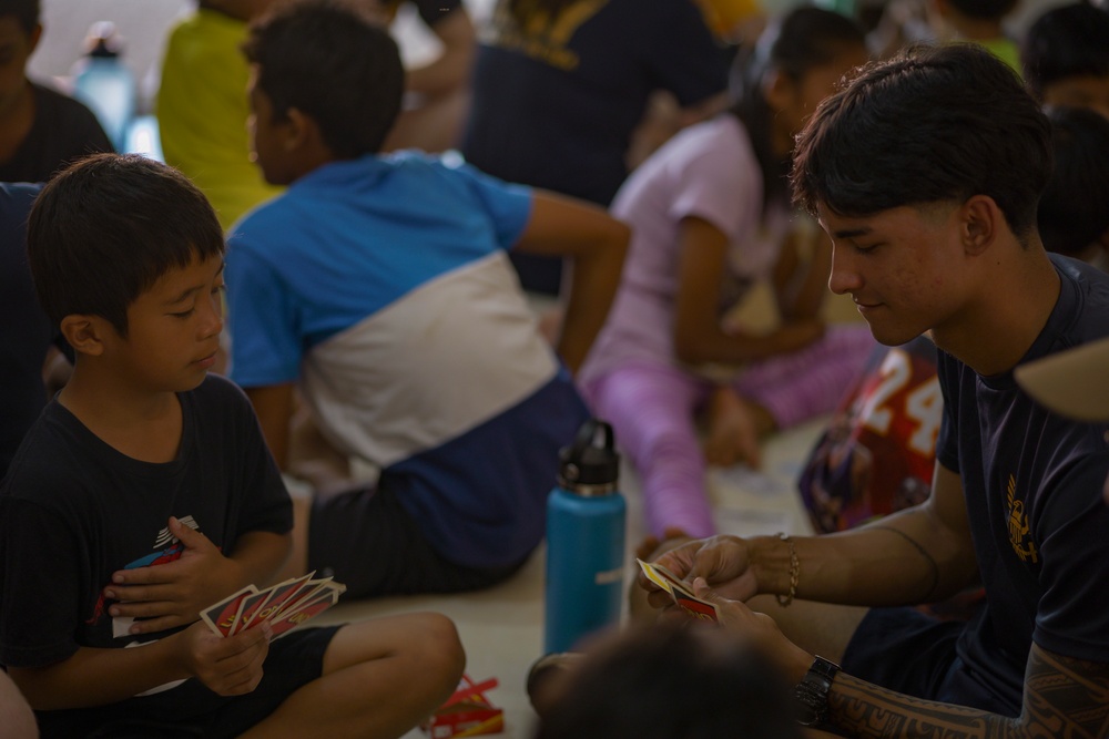 USS Carl Vinson Sailors Participate in COMREL