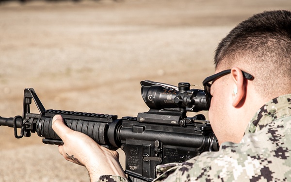 NMCB-5 Participates in M4 Qualification Course