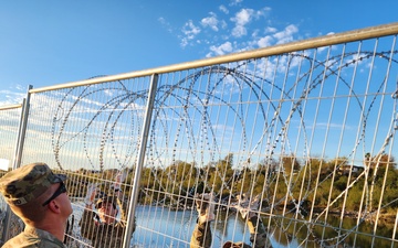 Razor Wire tops anti climb barriers
