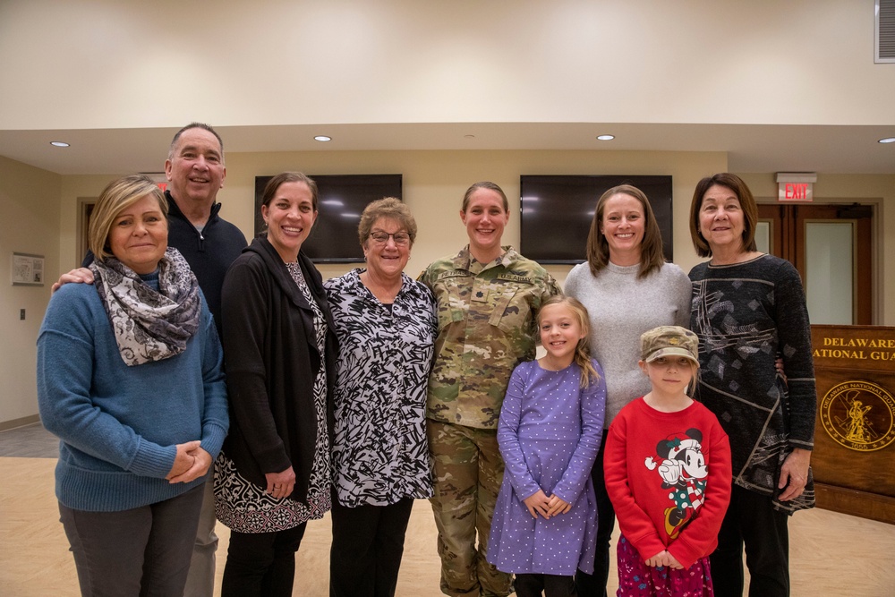 Delaware Army National Guard member Lt. Col. Melissa Pietras get promotion