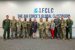 CMSAF Bass visits AU Resiliency Research Task Force