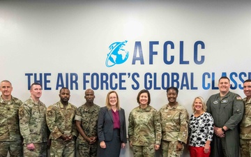 CMSAF Bass visits AU Resiliency Research Task Force