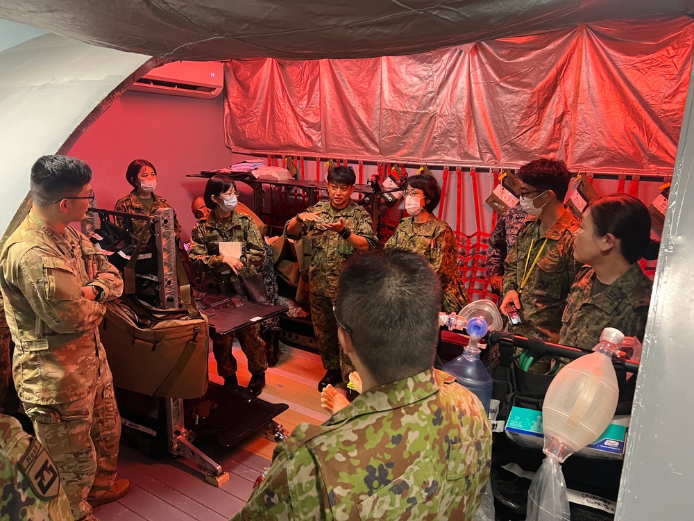Language-enabled Airmen support medical training initiatives with Japanese partners at Kadena Air Base