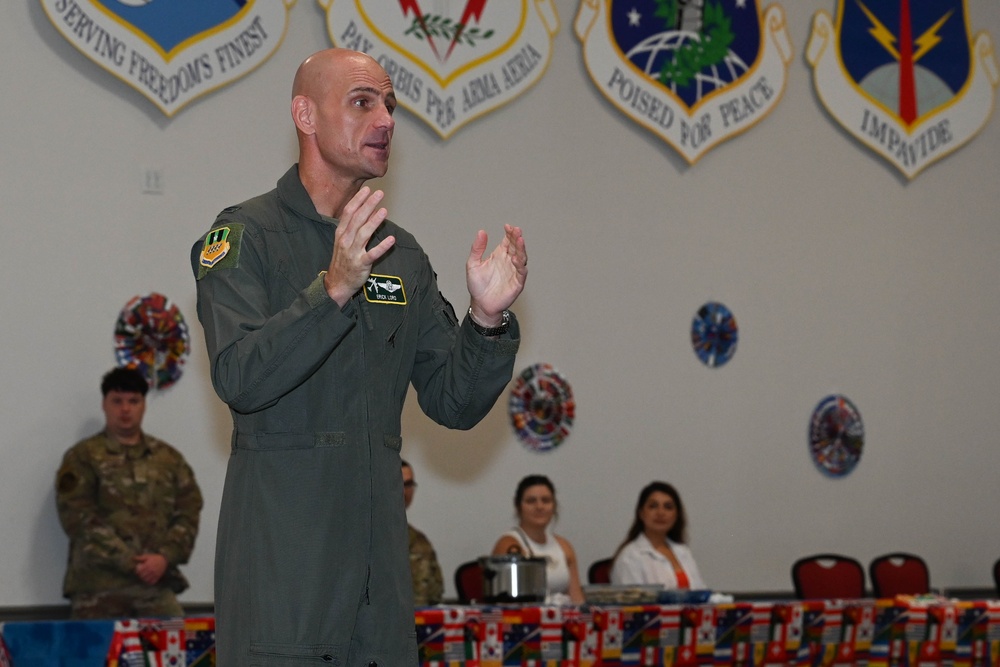 Barksdale Airmen Celebrate Cultures with “Around-the-World” Potluck