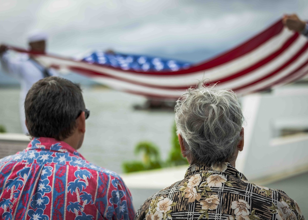 Chief Machinist’s Mate Simms' Ashes Scattered at Utah Memorial