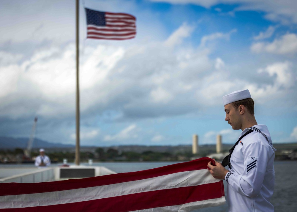 Chief Machinist’s Mate Simms' Ashes Scattered at Utah Memorial