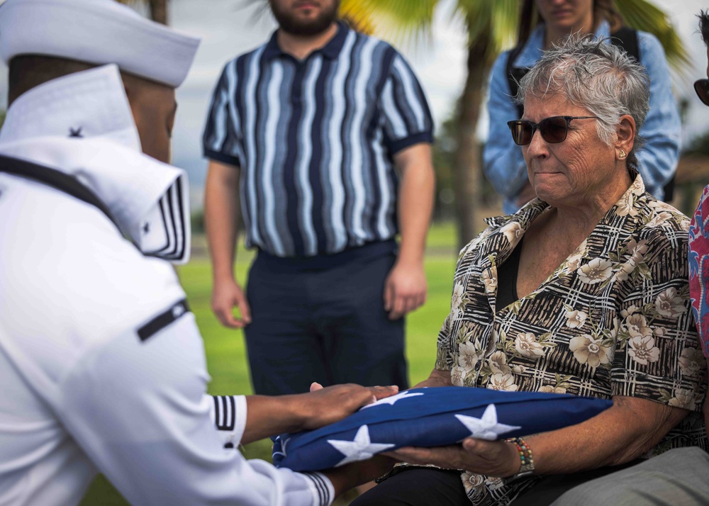 Chief Machinist’s Mate Simms' Ashes Scattered at Utah Memorial