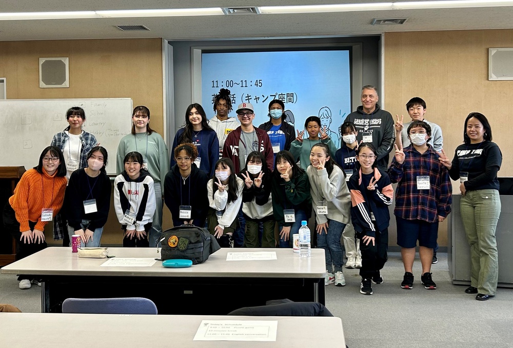Camp Zama residents participate in language exchange with Japanese students