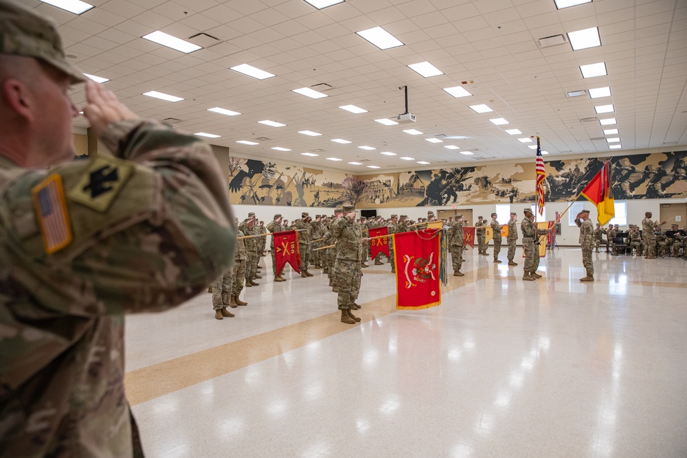 Oklahoma National Guard 45th Field Artillery Brigade holds change of command ceremony