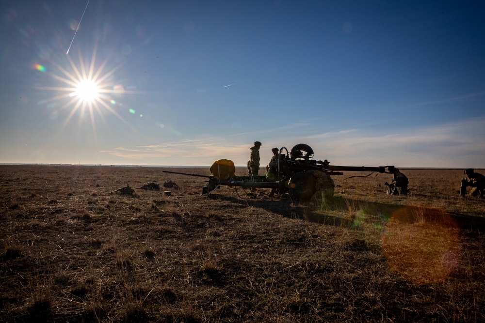 'Bone Crusher' Battery Air Assaults to the Objective in Romania