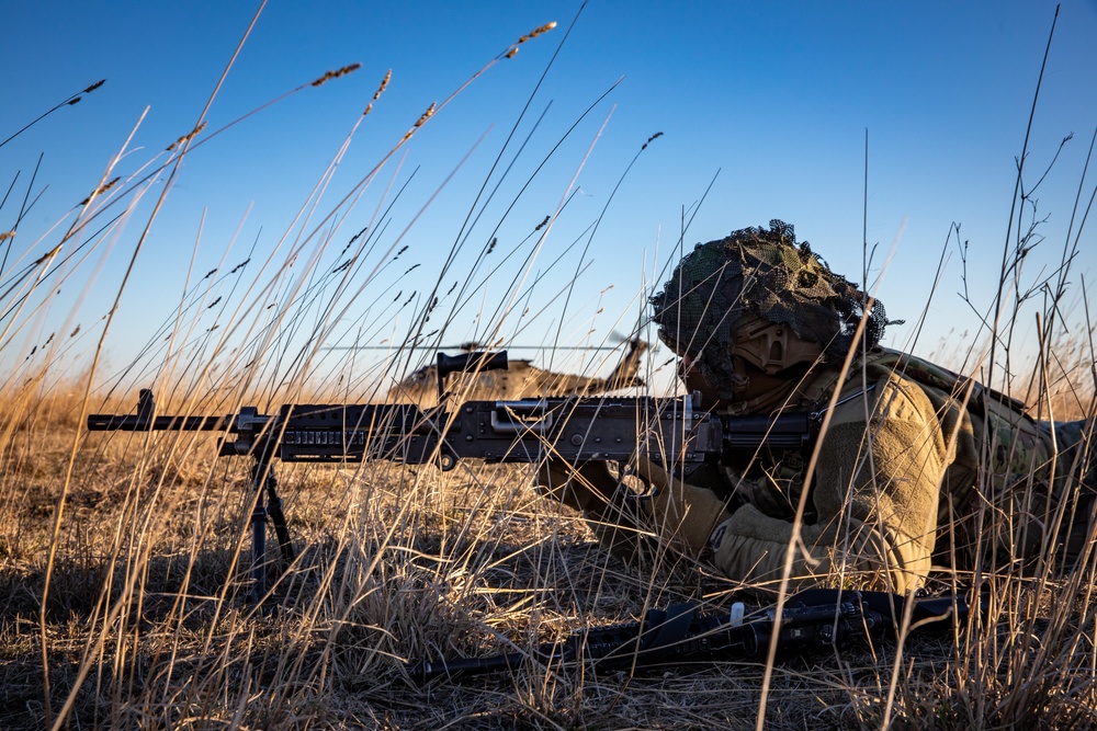 'Bone Crusher' Battery Air Assaults to the Objective in Romania