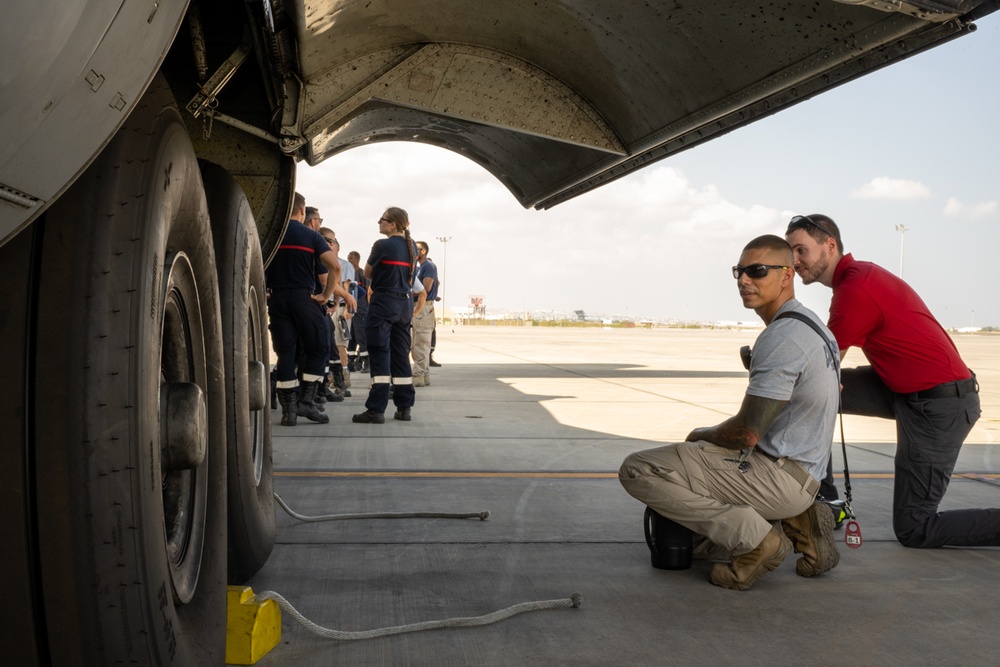 CLDJ Conducts Trilateral Aviation Firefighting Familiarization