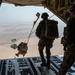 U.S. and Qatari forces conduct an airborne exercise on Christmas day