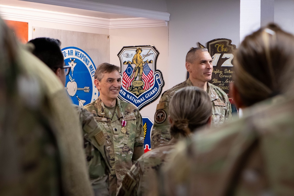 Lt. Col. Ronald M. Frank, 177th Medical Group chief of aerospace medicine, retires from the 177th Fighter Wing