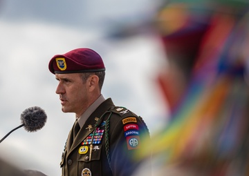82nd Airborne Division Paratroopers Participate in Waal River Crossing Ceremony