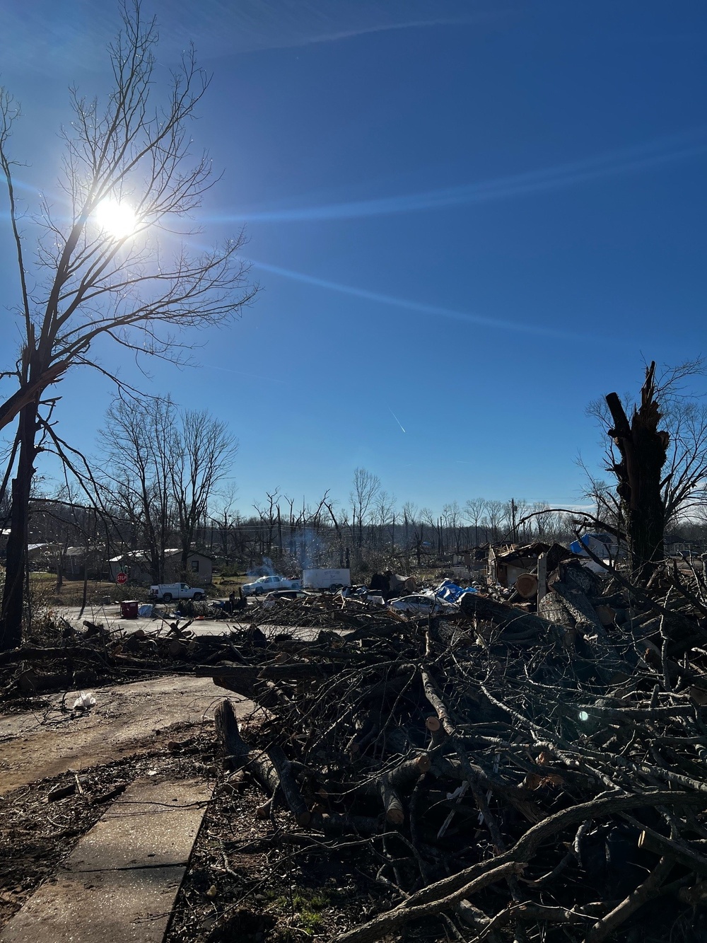 Army Explosive Ordnance Disposal officer leads team during tornado recovery efforts