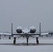 Thunder Snow: A-10C Thunderbolt II During Snow Storm at Selfridge Air National Guard Base