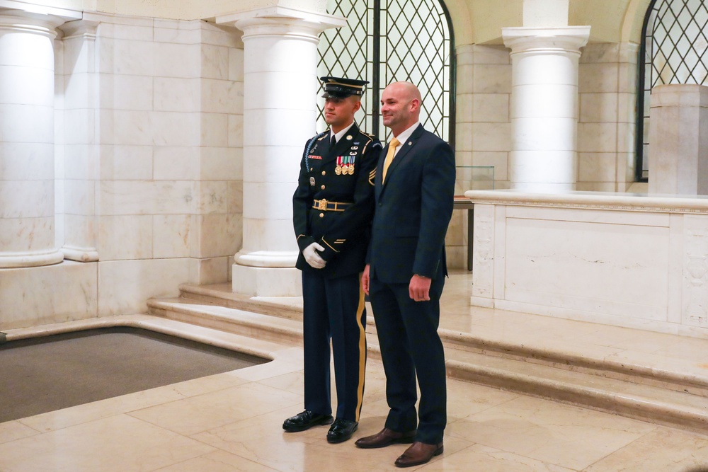 Tomb of the Unknown Soldier Identification Badge Ceremony, January 11, 2024