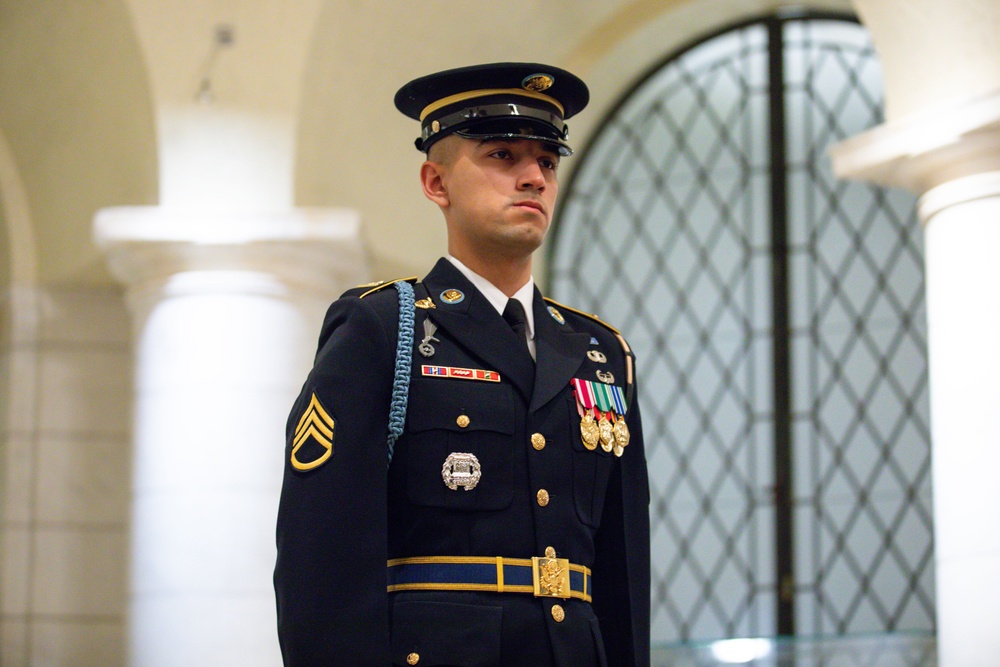 Tomb of the Unknown Soldier Identification Badge Ceremony, January 11, 2024