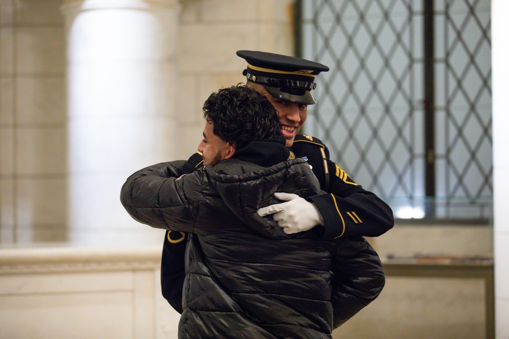 Tomb of the Unknown Soldier Identification Badge Ceremony, January 11, 2024