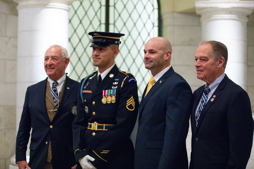 Tomb of the Unknown Soldier Identification Badge Ceremony, January 11, 2024