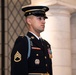 U.S. Army Staff Sgt. Isaiah Jasso-Campagna earns the Guard, Tomb of the Unknown Soldier Identification Badge