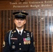 U.S. Army Staff Sgt. Isaiah Jasso-Campagna earns the Guard, Tomb of the Unknown Soldier Identification Badge