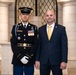 U.S. Army Staff Sgt. Isaiah Jasso-Campagna earns the Guard, Tomb of the Unknown Soldier Identification Badge