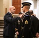 U.S. Army Staff Sgt. Isaiah Jasso-Campagna earns the Guard, Tomb of the Unknown Soldier Identification Badge