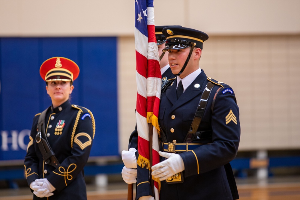 DVIDS - News - Joint Armed Forces Color Guard Takes the Field