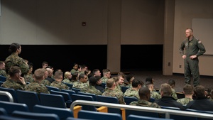 Marines provide water to TB Dwyer-003 (Radio)