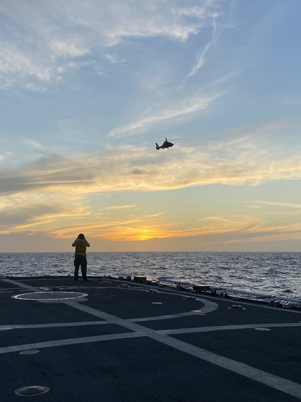 Coast Guard Cutter Resolute deploys with a Helicopter Interdiction Tactical Squadron