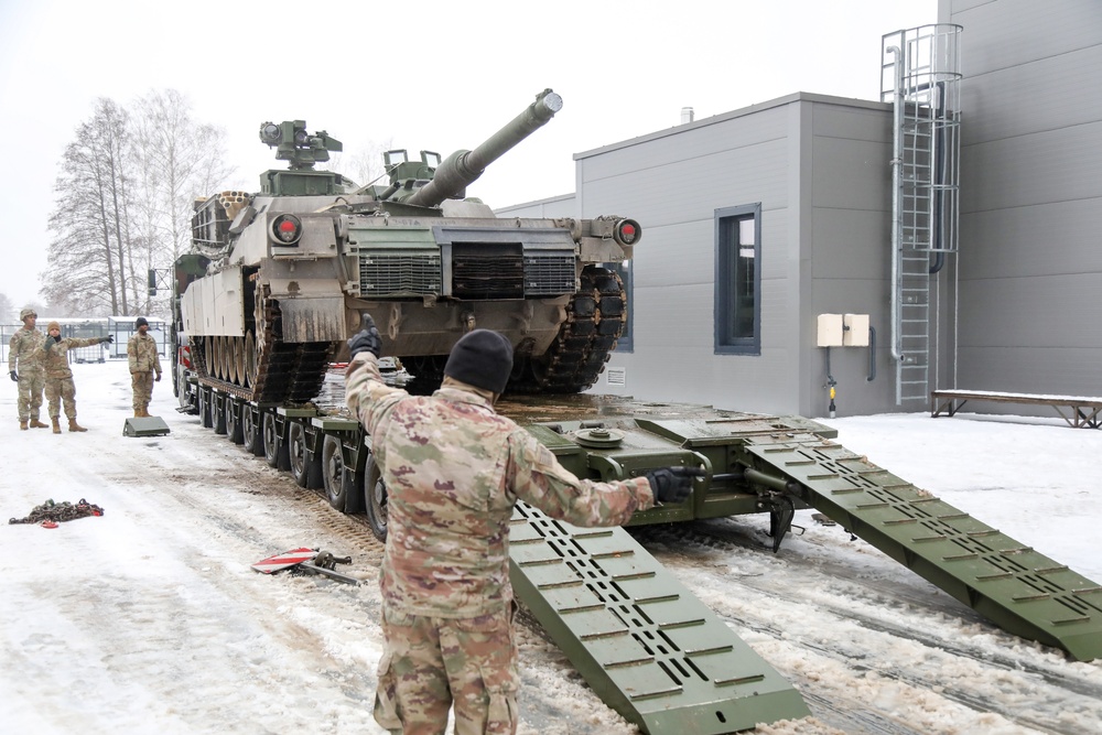 Logistician Soldiers move the Marne Division across Europe