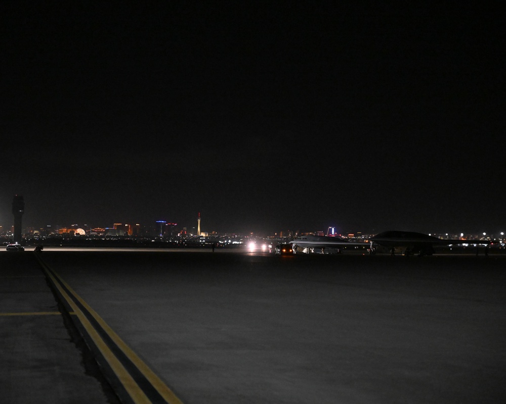 The B-2 Spirit Arrives at Red Flag Nellis 24-1