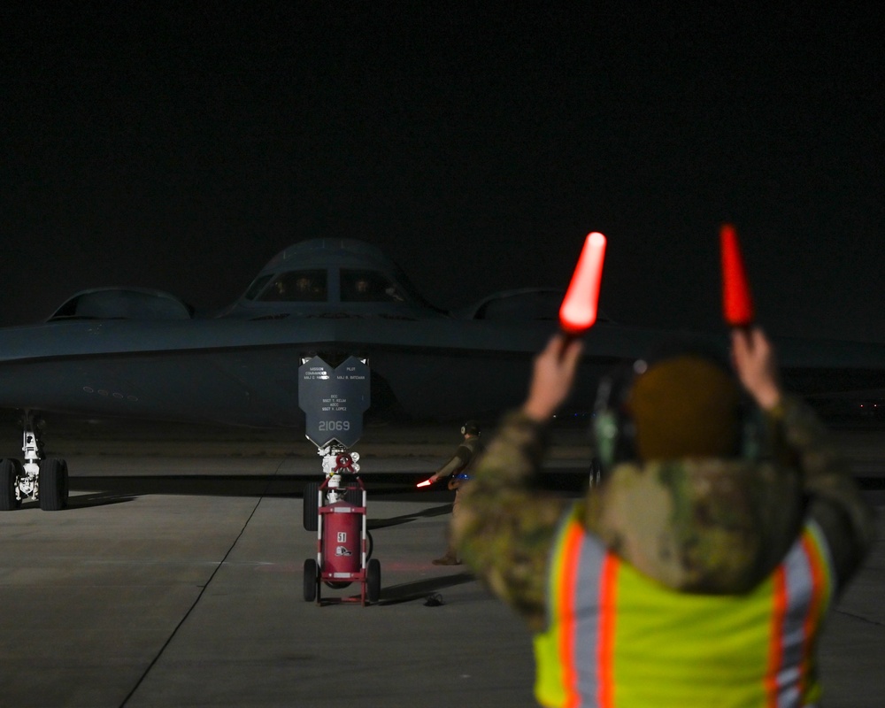 The B-2 Spirit Arrives at Red Flag Nellis 24-1
