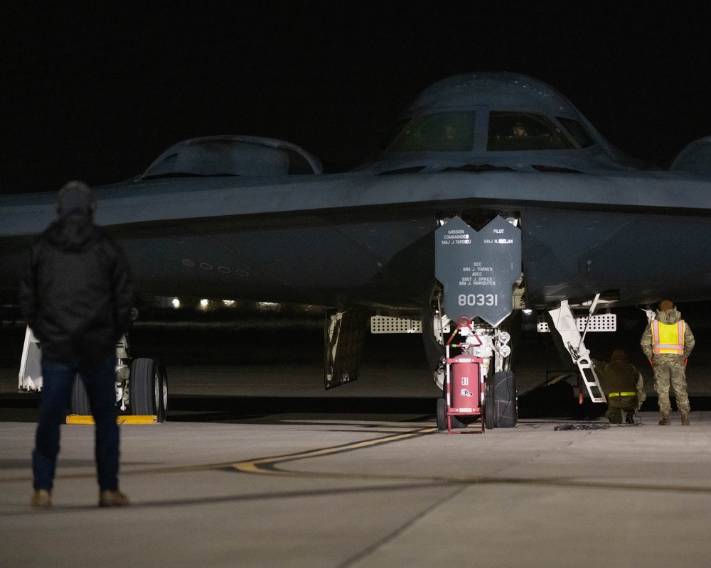 The B-2 Spirit Arrives at Red Flag Nellis 24-1