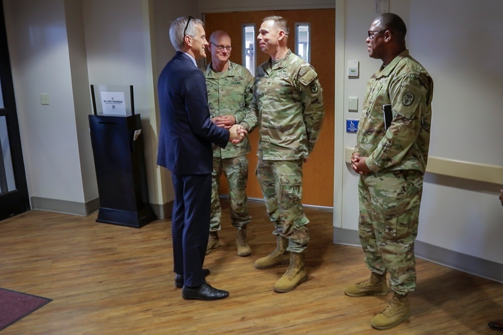 VA Secretary McDonough visits BACH before opening of VA Clinic at Fort Campbell