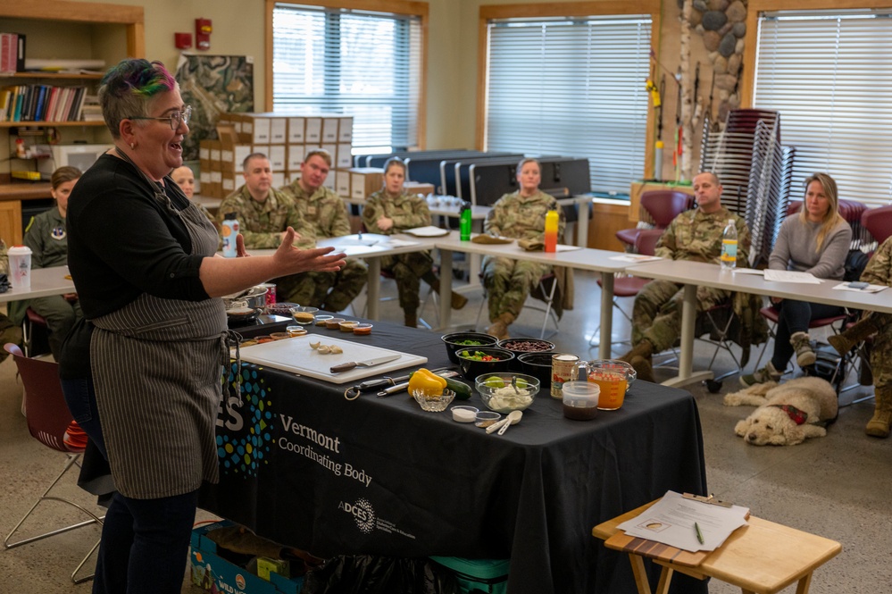 Vermont Airmen Learn Healthy Cooking