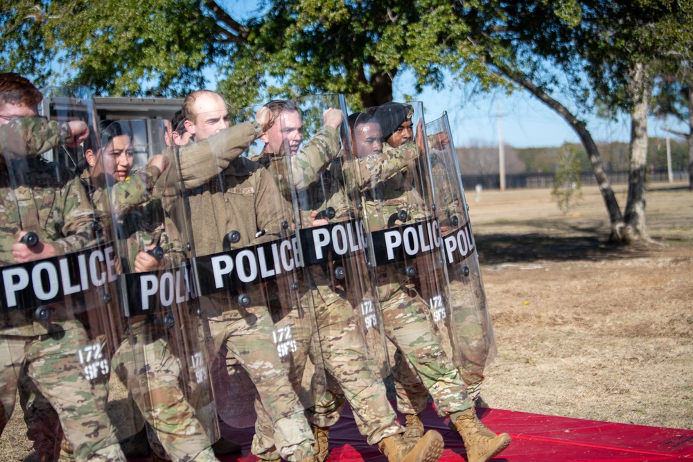 172nd SFS Handcuff and Confrontational Management Training 2023