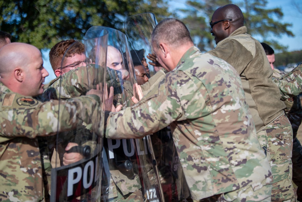 172nd SFS Handcuff and Confrontational Management Training 2023