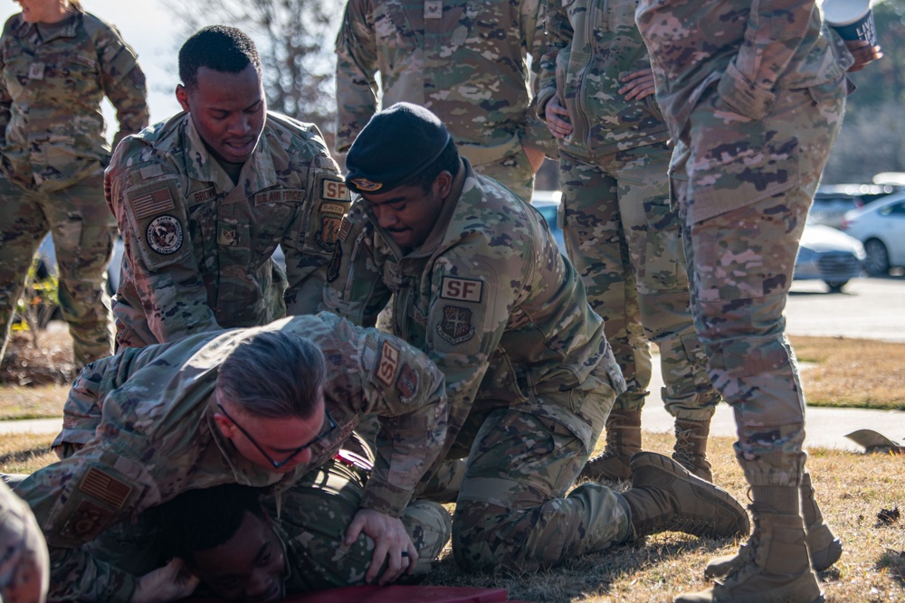 172nd SFS Handcuff and Confrontational Management Training 2023