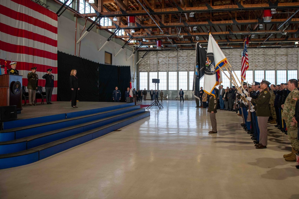 DSD Hicks Attends USSPACECOM Change of Command Ceremony