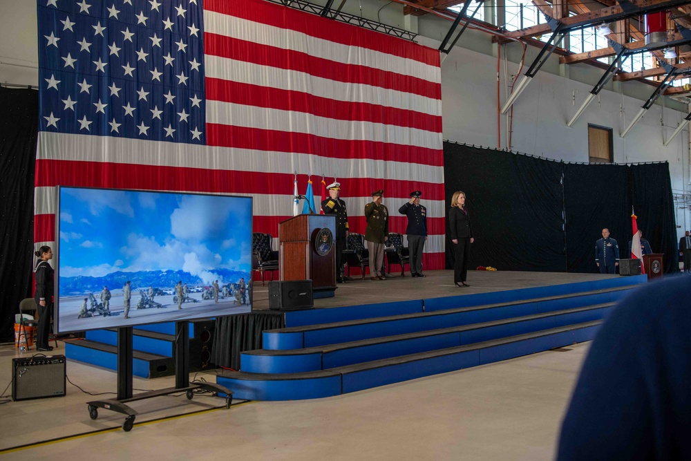 DSD Hicks Attends USSPACECOM Change of Command Ceremony