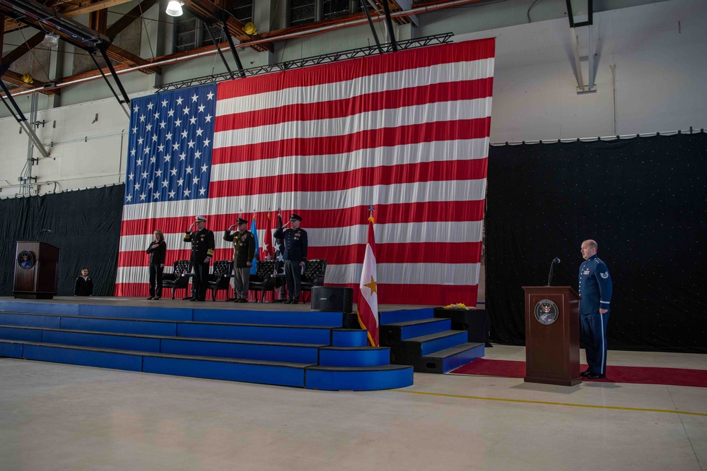 DSD Hicks Attends USSPACECOM Change of Command Ceremony