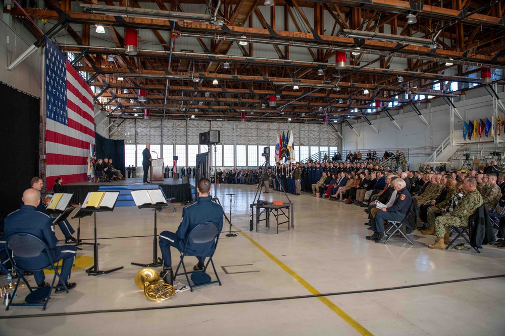 DSD Hicks Attends USSPACECOM Change of Command Ceremony