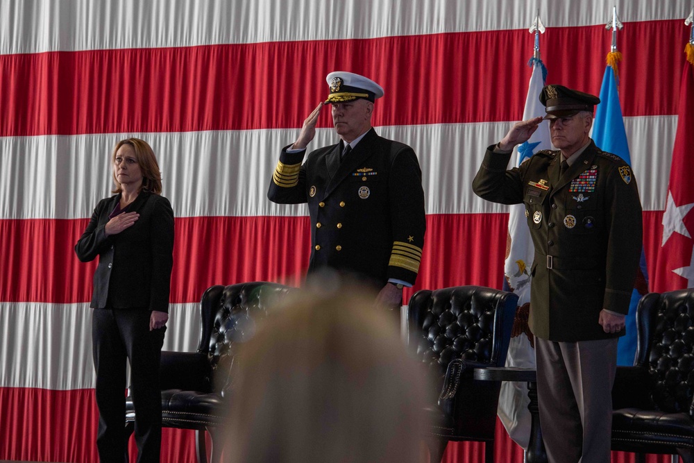 DSD Hicks Attends USSPACECOM Change of Command Ceremony