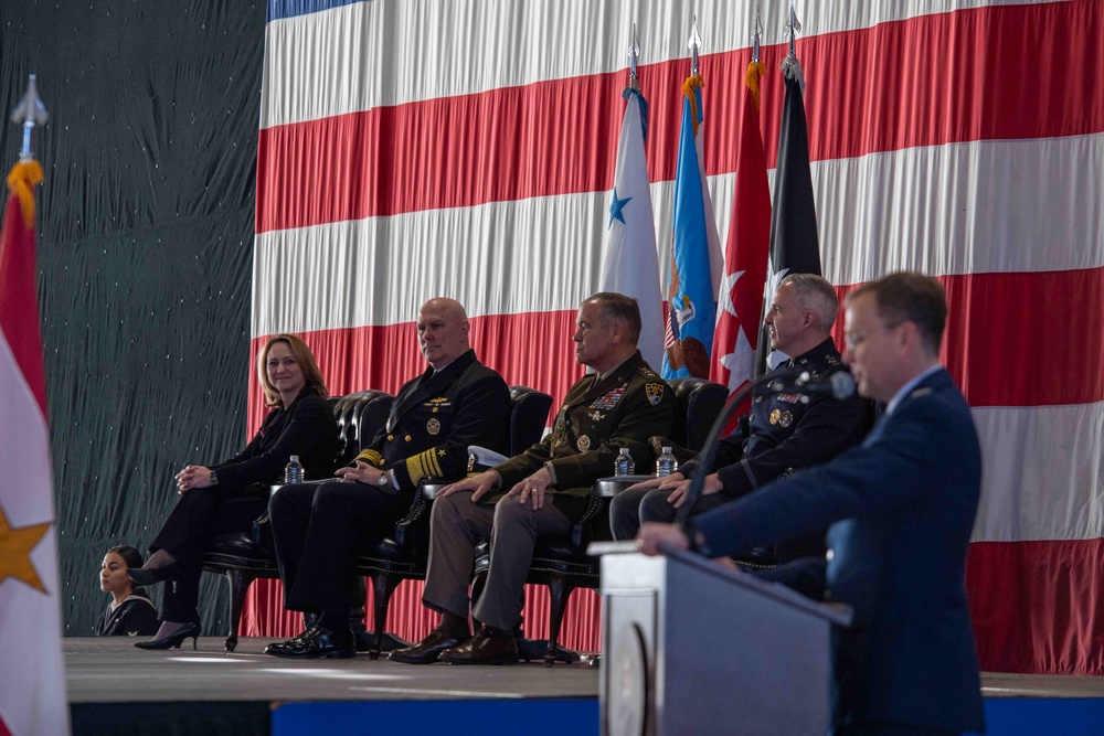 DSD Hicks Attends USSPACECOM Change of Command Ceremony