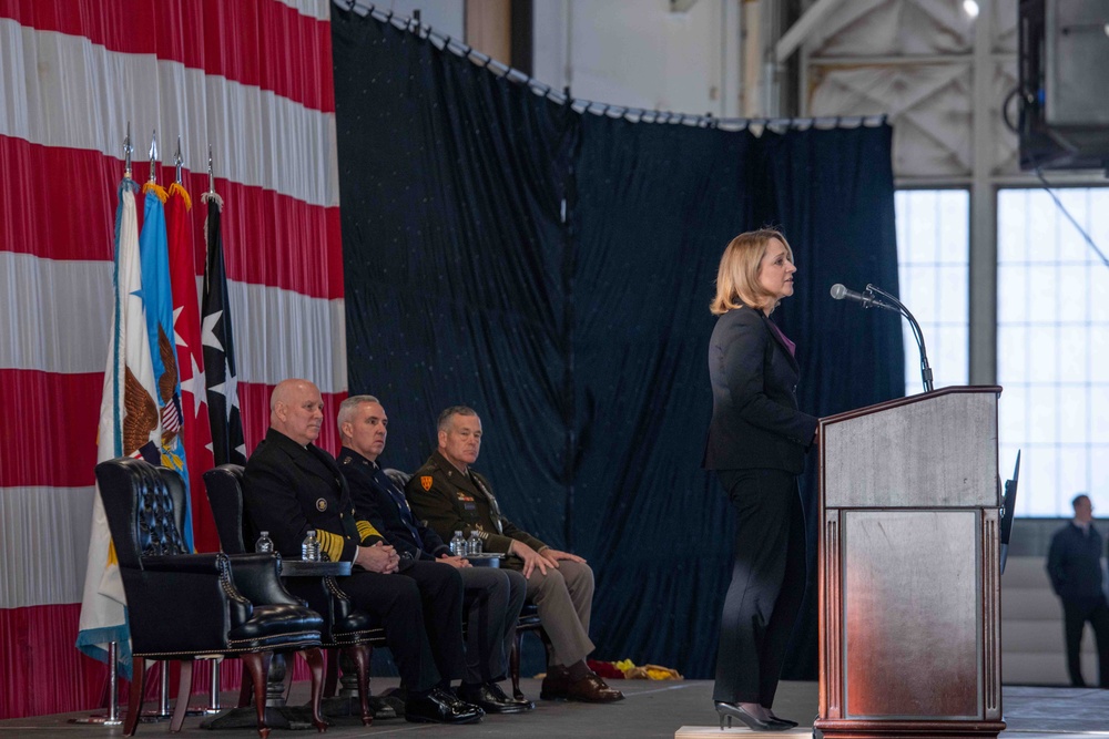 DSD Hicks Attends USSPACECOM Change of Command Ceremony